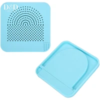 dd outus quilling board with pins storage light blue grid guide for paper crafting winder roll square craft diy tool