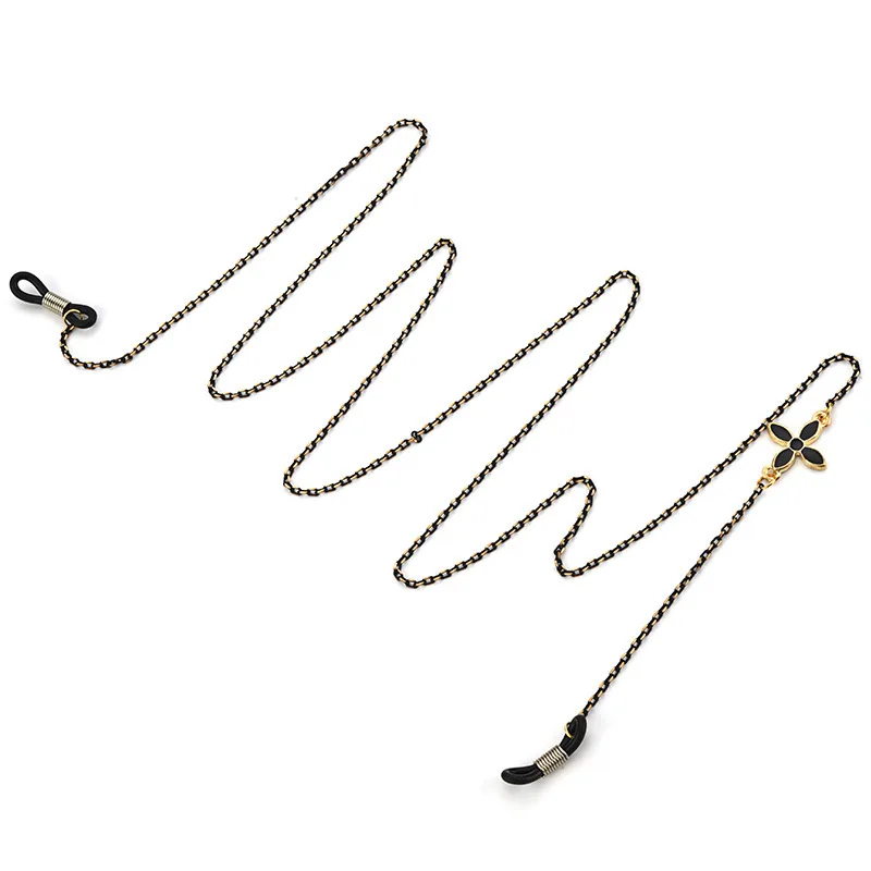 1 шт. очки с цветами и бусинами металлическая цепочка женские мужские