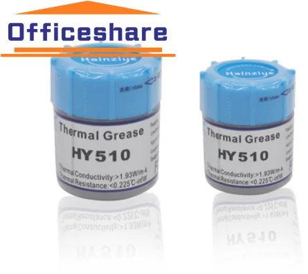 

1PCS HY510 25g Grey Silicone Compound Thermal Paste Conductive Grease Heatsink For CPU GPU Chipset notebook Cooling with scraper
