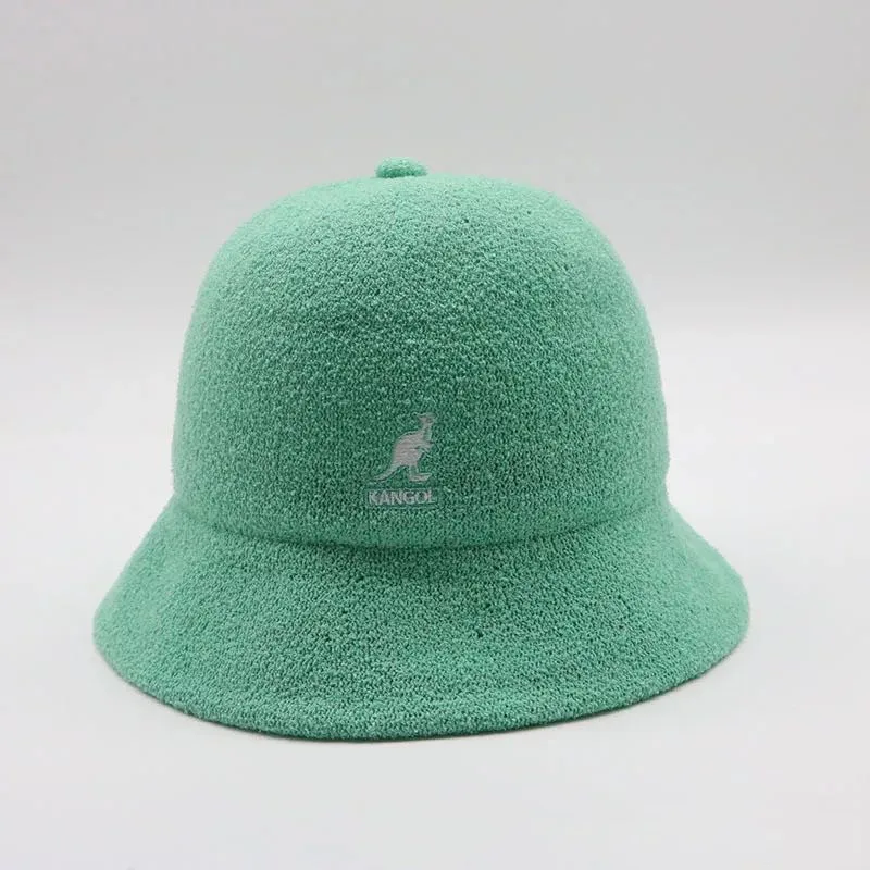 

2021 new autumn and winter kangaroo Hat Women fisherman's hat fashion solid color wild painter's Hat Wool Hat trend A6