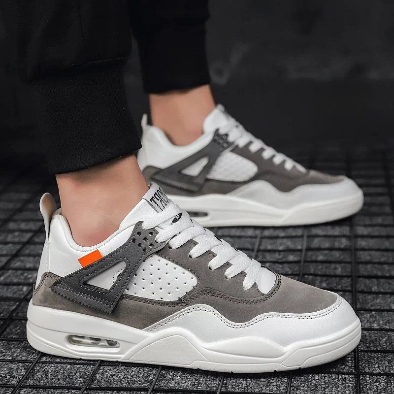 Модная уличная ретро Обувь с воздушной подушкой резиновая подошва Нескользящая