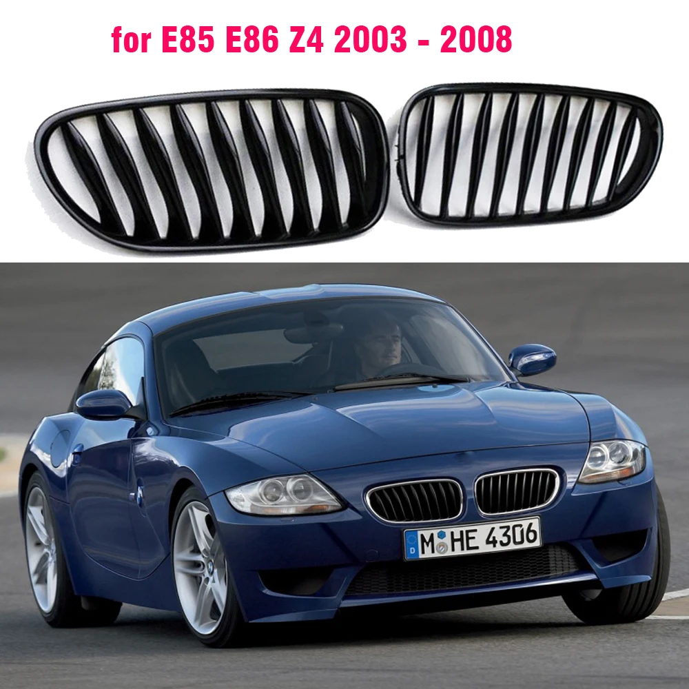 Решетка радиатора Передняя Центральная черная для BMW E85 E86 Z4 coupe 3.0SI 2002 2003 2004 2005 2006