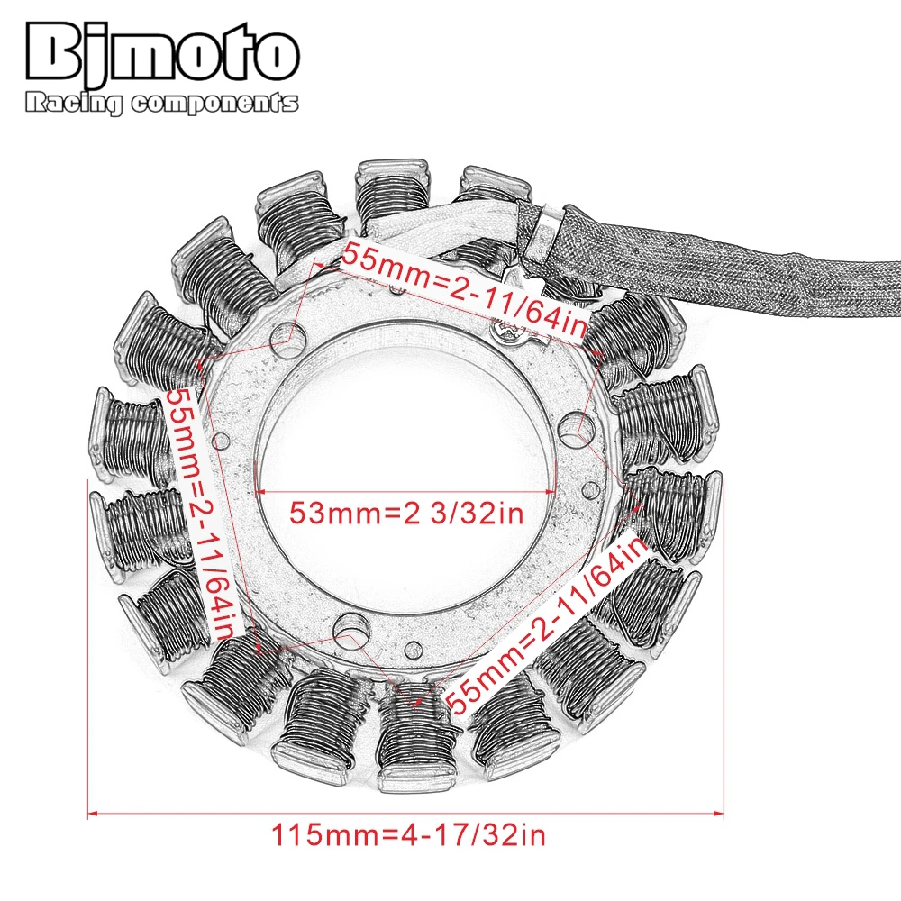 For Suzuki LTA500X King Quad 500AXi LTA500 KingQuad LE Power Steering LTA450X 2007-2010 Motorcycle Stator Coil | Автомобили и