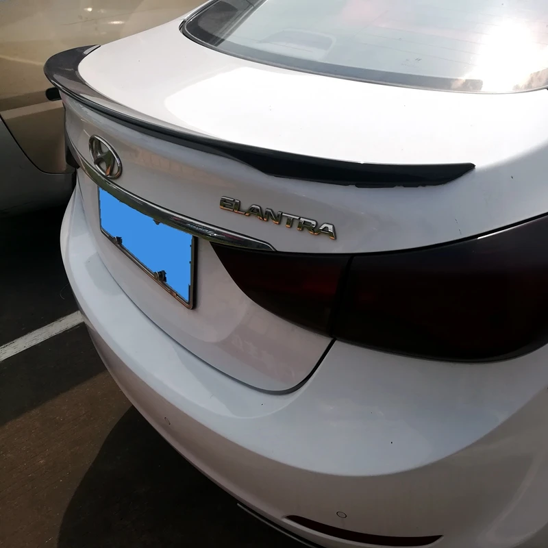 Спойлер заднего крыла для Hyundai Elantra из ABS материала спойлер 2012 2013 2014 2015 | Автомобили