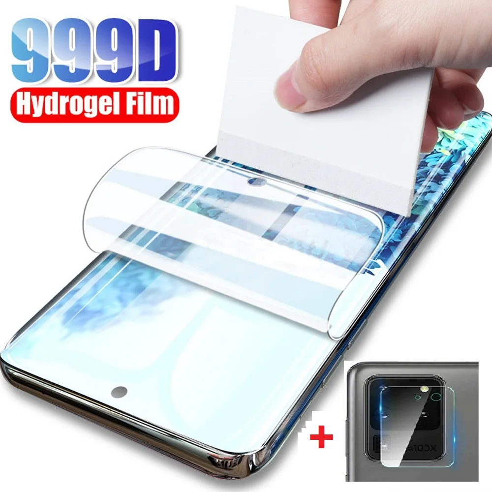 Гидрогелевая пленка с полным покрытием для OPPO Realme 7 X7 6 6i ProScreen Protector For Realme Q2i Q2 Pro Narzo 20a 20 профессиональная защитная пленка