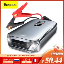 Baseus 12000mAh Car Jump Starter Power Bank 12V Auto Starting Device 1000A Car Booster Battery Emergency Starter Battery for Car