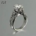 2022 модное винтажное кольцо с крупными циркониевыми полыми цветами, золотые ювелирные изделия для костюмов, кольцо короля, подарочное женское кольцо