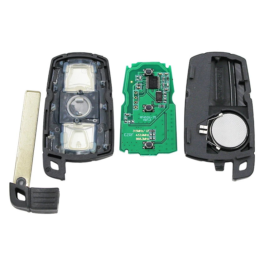 Smart keyless go дистанционный ключ 3 BTN 315 МГц 868 ID46 чип для BMW CAS3 + 1 5 серии X5 X6 2006 2011 Удобная