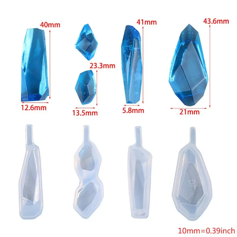 Форма силиконовая прозрачная для изготовления ювелирных изделий сделай сам