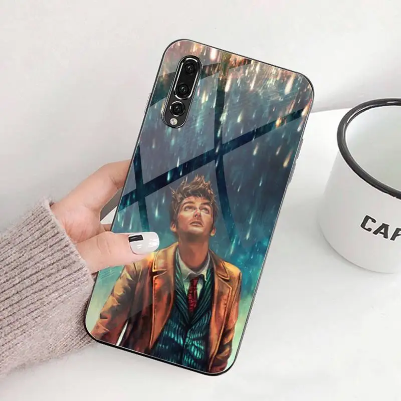 Чехол Tardis для Huawei P30 P20 P10 lite honor 7A 8X 9 10 mate 20 Pro закаленное стекло | Мобильные телефоны