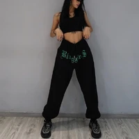 gothic streetwear jogging sweatpants women oversize black sports pants harajuku gray joggers emo trousers for female pants