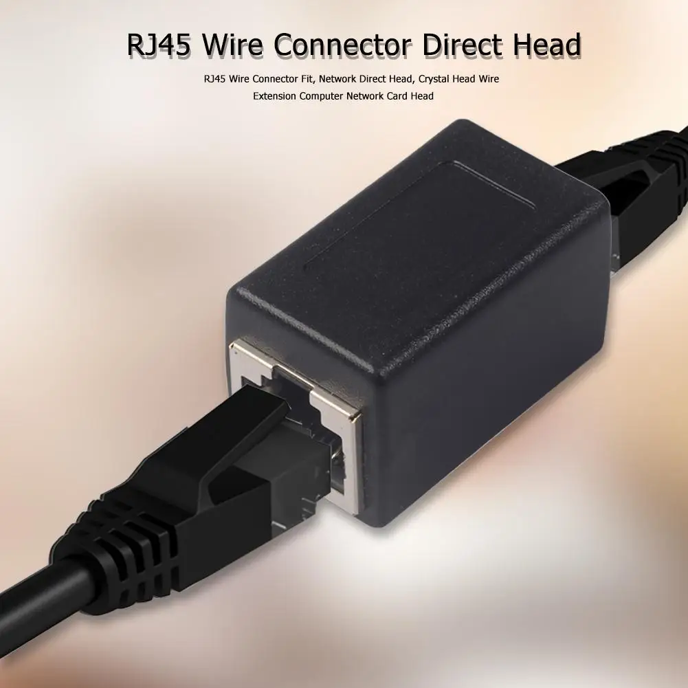 Удлинитель кабеля Ethernet RJ45 Мама-мама переходник для сетевой локальной сети