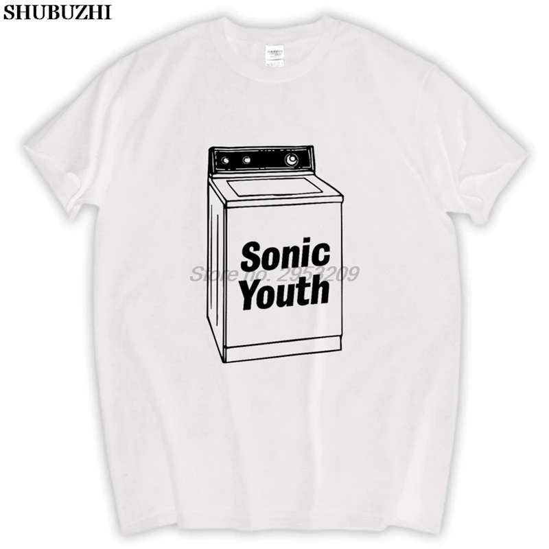 Sonic Youth Band Футболка Мужская Личность характер рубашки с принтом для мужчин Инди
