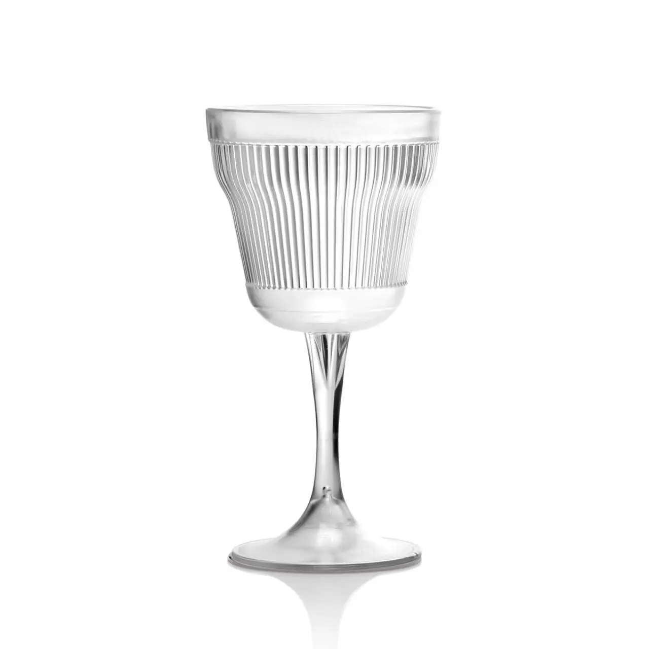 

Ews Acrylic 6'L Flip Cup Baroque Transparent