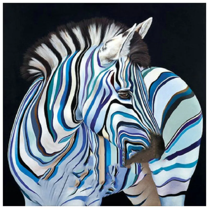 

Animal 5d diy diamond painting 3d diamond cross stitch handmade sewing artwork Diamond drawing zebra