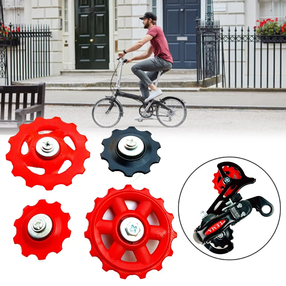 

10T 13T 15T Ultralight MTB Bike Resin Bearing Jockey Wheel Rear Derailleur Pulleys Bicycle Pulley Guide Wheel Cycling Parts