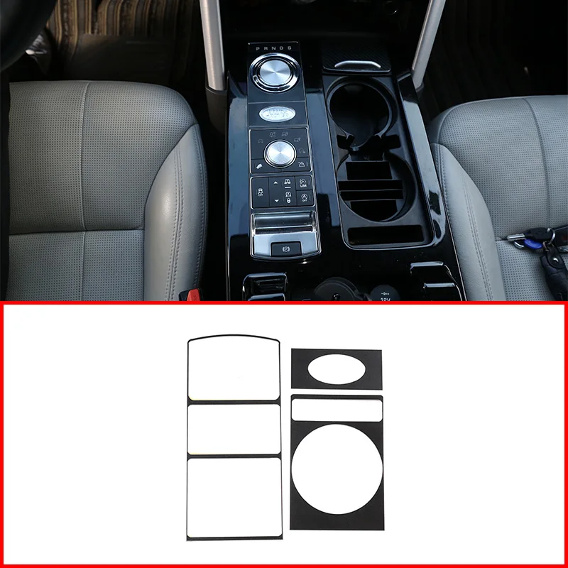 

Aluminum Alloy Gear function Area Protector Cover Trim For Land Rover Discovery 5 LR5 L462 S/SE 2017-20 Internal Car Accessories