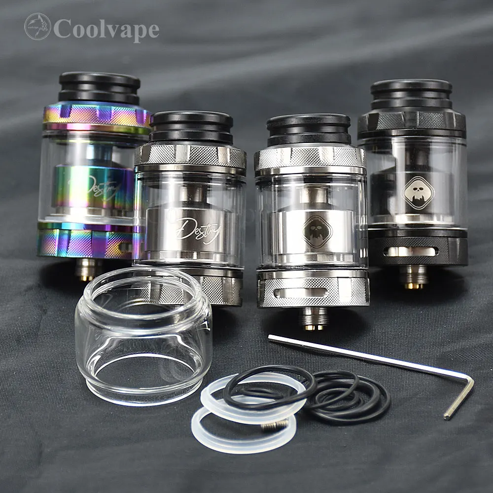Атомайзер Destiny 24 мм RTA атомайзер rta с одной катушкой испаритель 2 мл/4 мл vs Dead rabbit v3