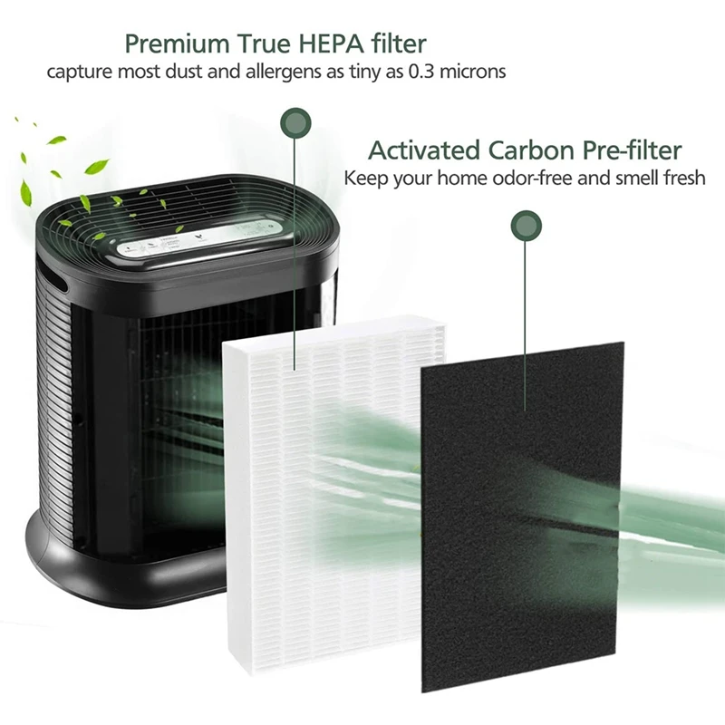 Сменные HEPA-фильтры 2 шт. подходят для очистителя воздуха Honeywell HPA100 с 8