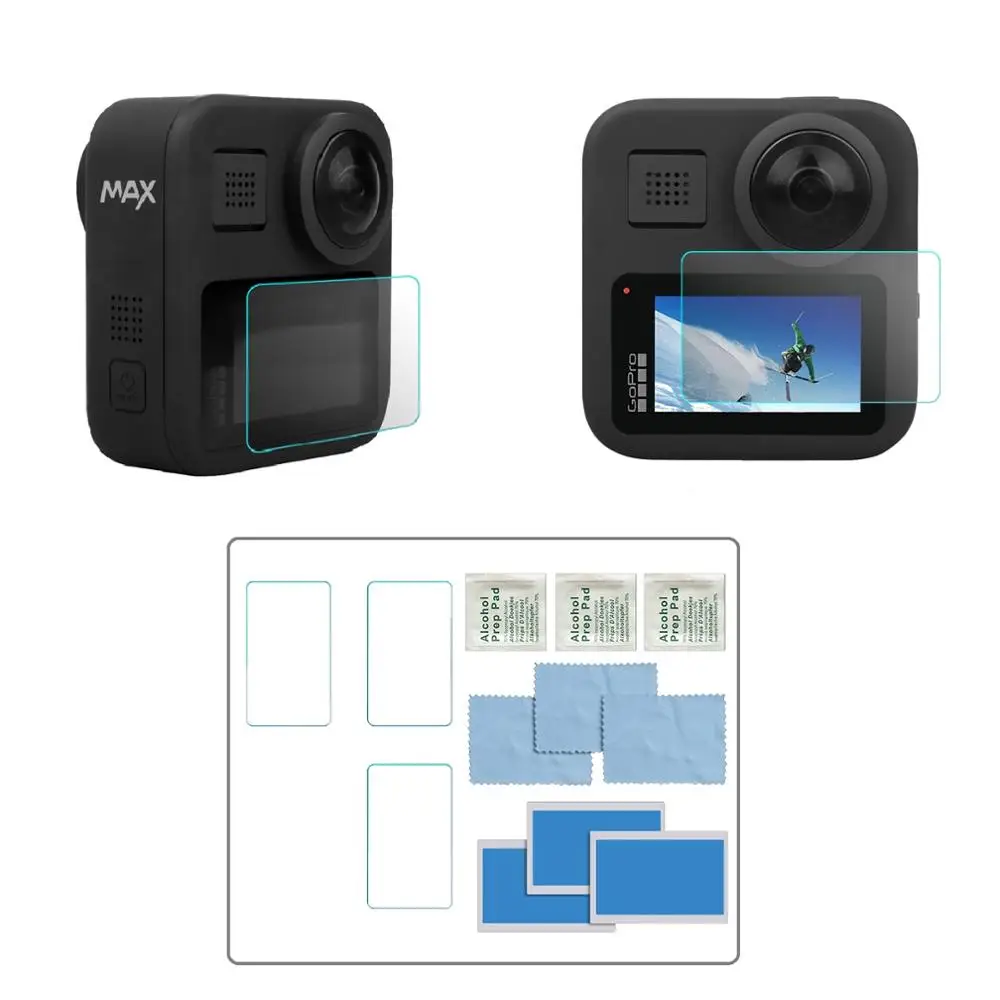 HD Закаленное стекло Защитная пленка для экрана GoPro Max аксессуары спортивной