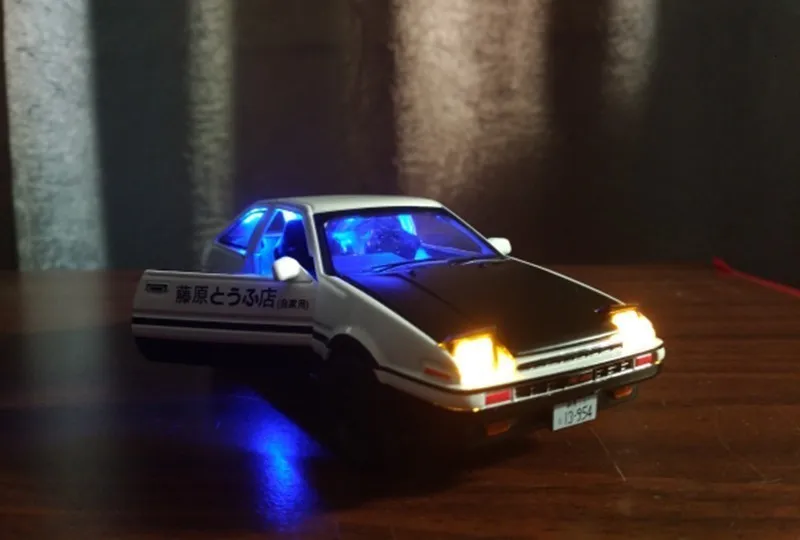 1:28 Начальная д Тойота Королла AE86 сплава модели автомобилей Trueno металл литья под давлением быстро Авто оттягивать игрушки суперкар для коллекции