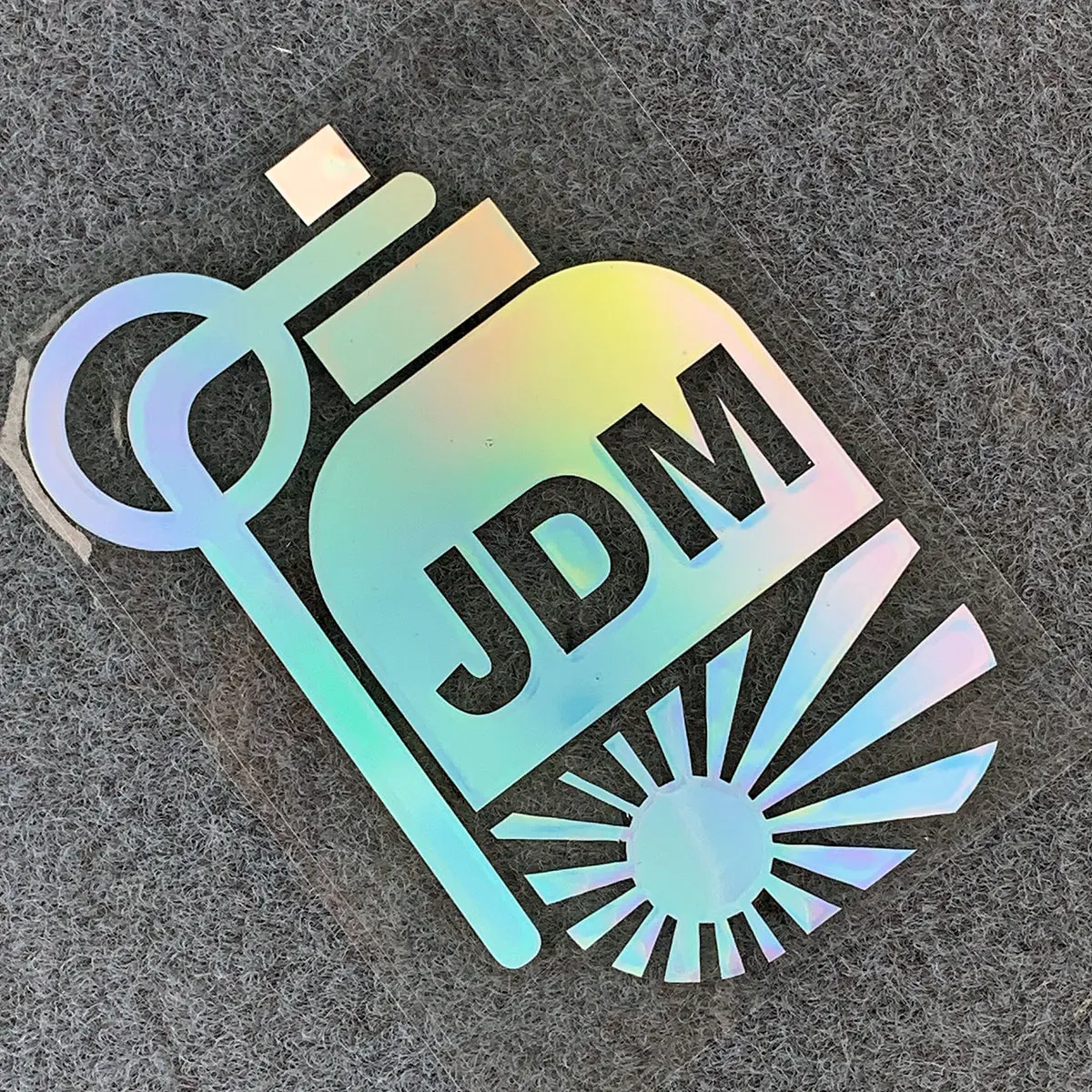 Светоотражающий лазер Радуга JDM стильная Автомобильная наклейка для Kawasaki Honda YAMAHA