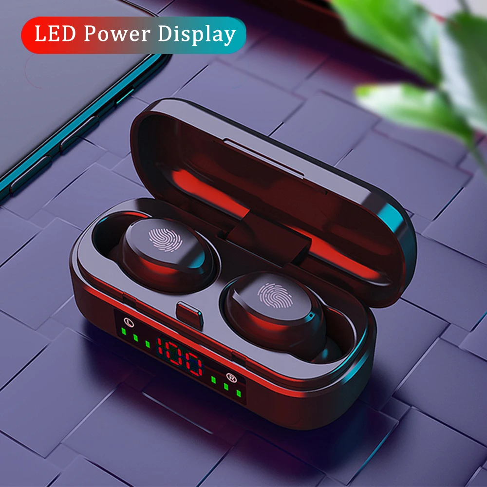 Bluetooth наушники настоящие беспроводные с шумоподавлением свободные руки