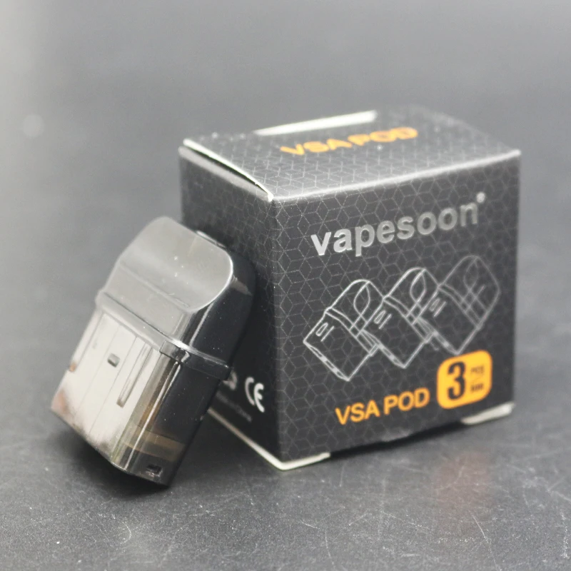 12 шт. оригинальный VSA Pod 2 мл многоразовый сменный картридж емкость 1 Ом подходит