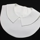 Белый медведь кукла Ложные воротнички для женская блузка рубашка Топ съемный воротник Femme съемный накладные воротники шейный платок мужской галстук-бабочка НЭП Kraagie