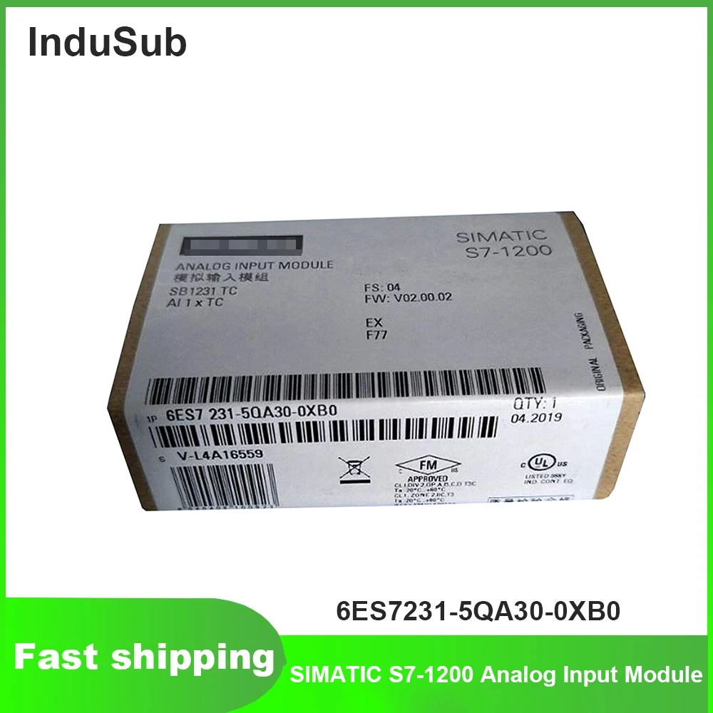 

New Original 6ES7231-5QA30-0XB0 PLC S7-1200 plc programmable logic controller 6ES72315QA300XB0 IN STOCK