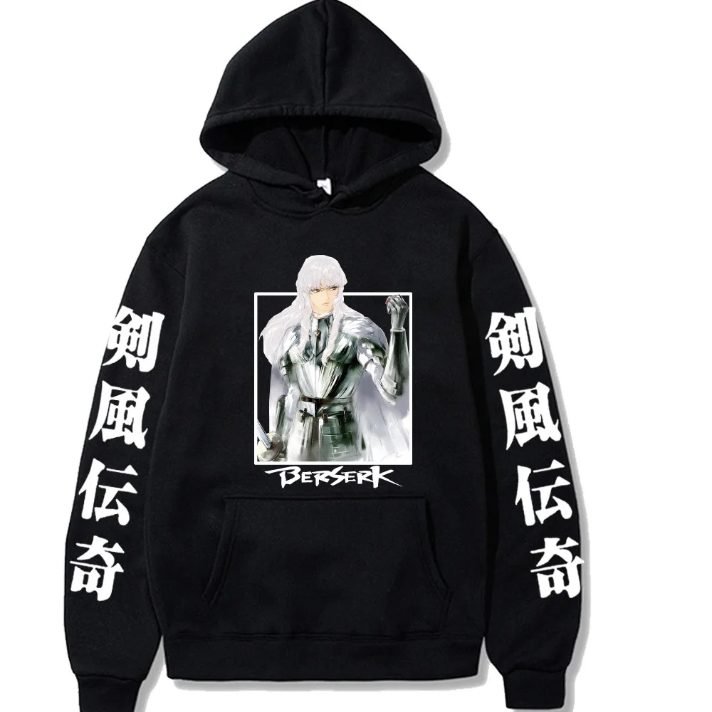 

Hot Anime Berserk Pullover Tops Long Sleeve Fashion Man Hoodie