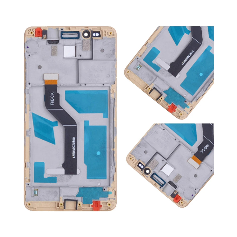 5.5&quotScreen For HUAWEI Honor 5X LCD Touch Screen Digitizer Assembly Huawei Display withFrame Replacement GR5 | Мобильные телефоны