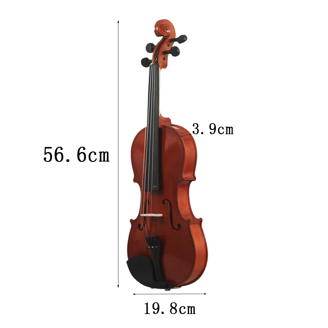 

Wooden violin solid wood universal violin beginners practice violin triangle box free shipping for Musical Instruments