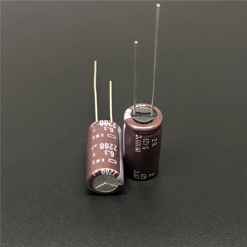 10 шт. 2200 мкФ 6 3 В Японии NCC РД серии 10x20 мм 6.3V2200uF Алюминий электролитический