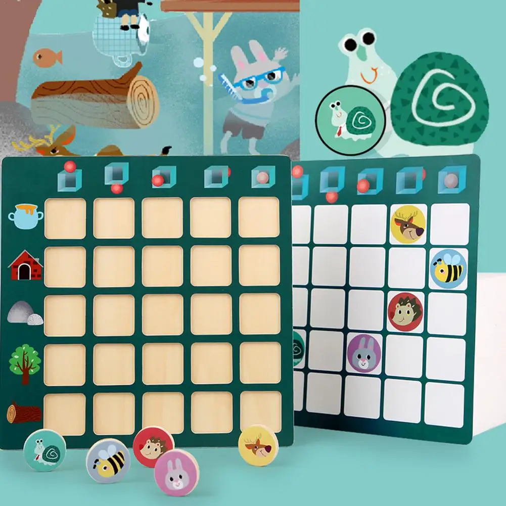 

Find Direction Game Set Logical Thinking Training Non-toxic Toys Wooden educational parent-child interactive toys Gift for Kids