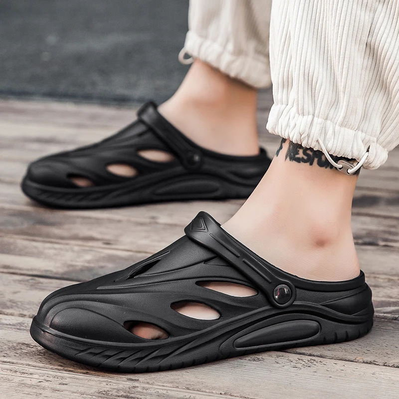 

High Quality Mens Beach Sandals Summer Shoes Garden Sandalias Playa Sandalia Breathable Clogs Men Dropshipping