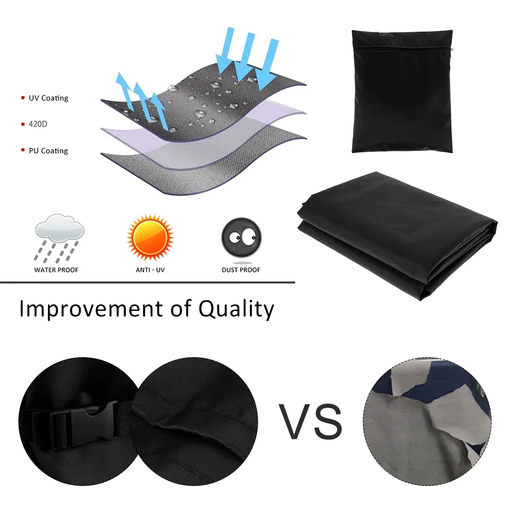 Garden Gas Patio Heater Cover Polyester Waterproof Furniture Protector Easy to Clean And Store All-Purpose Covers |