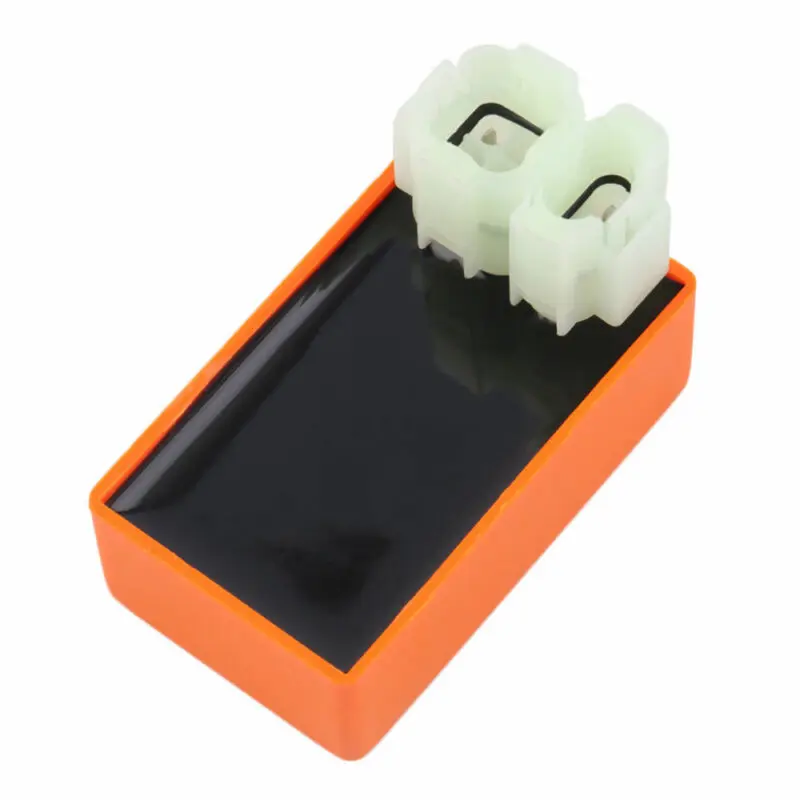 Гоночная коробка AC CDI 6 контактов + катушка зажигания Свеча для GY6 50-150cc мопед