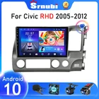 Автомагнитола Srnubi 2 Din, с правым рулем 2005-2012, GPS, Android 10, Wi-Fi, стерео, DVD