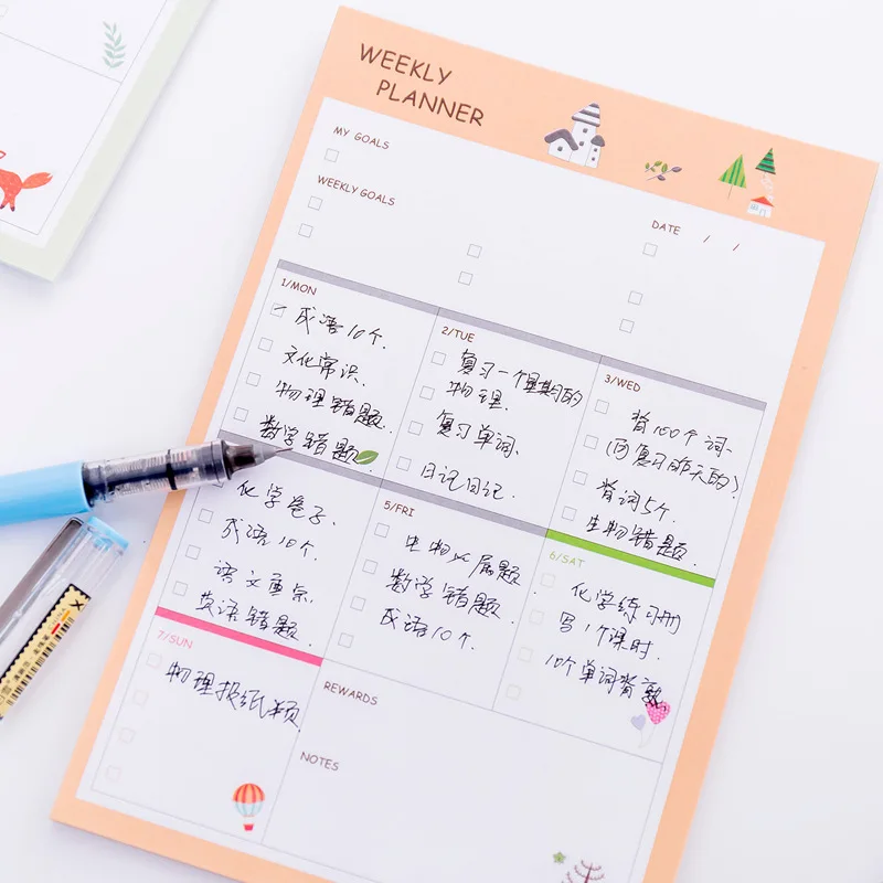 25 листов/блокнот портативная записная книжка Южной Кореи оригинальный большой