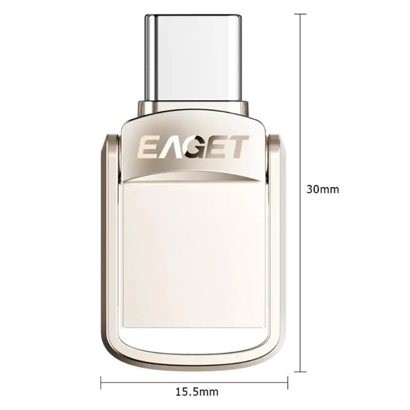 EAGET CU20/CU30/CU31/U81 металлическая флеш-накопитель USB 3,0 карта памяти OTG Тип C ручка диск Мини U диск 16 Гб/32 ГБ/64 Гб/128 ГБ
