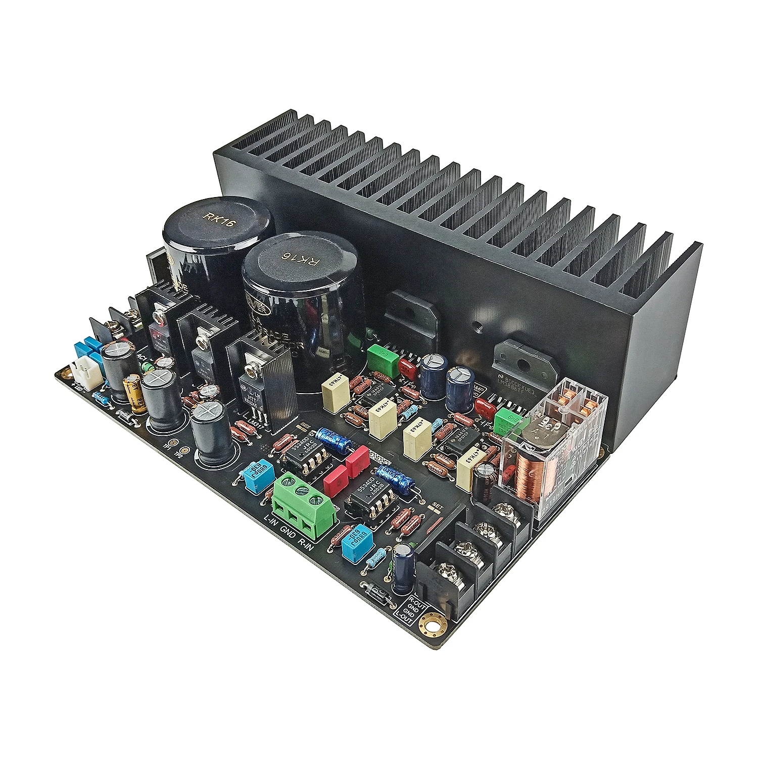 HiFi UPC2581V на полупроводниковой трубка усилитель мощности двухканальный готовый 150W