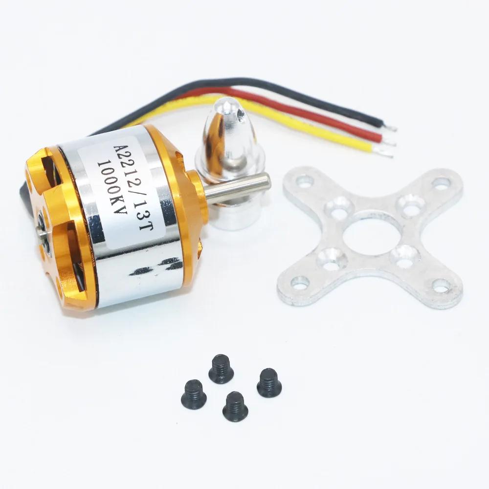 1 шт. A2212 бесщеточный двигатель 930KV 1000/1400/1800/2200/2450/2700KV для радиоуправляемого