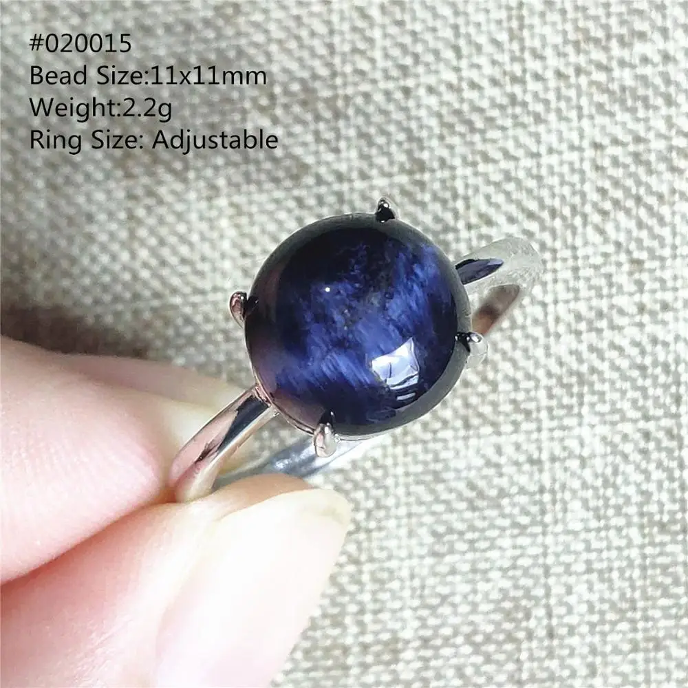 Натуральный Синий пьестерситовый драгоценный камень вибрационное регулируемое