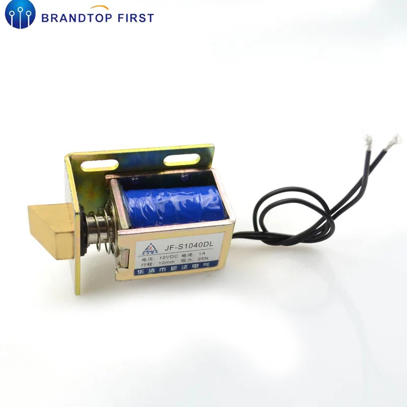Pull Type JF-S1040DL DC 12V 24V линейный Электромагнит 1A Force 25N Travel 10 мм |