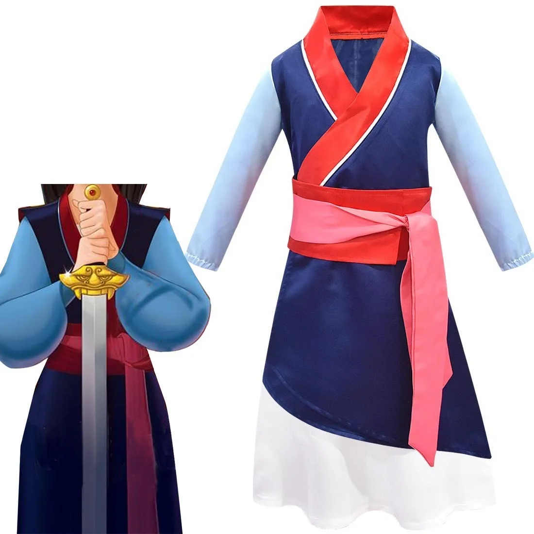 Mulan/одежда с героями мультфильмов Комбинезон мультфильма День благодарения Цвет