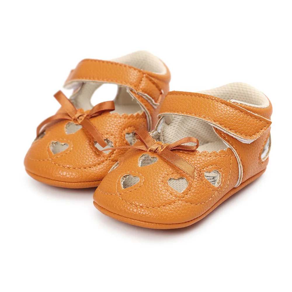 Обувь для малышей бант из искусственной кожи мальчиков и девочек одноцветная