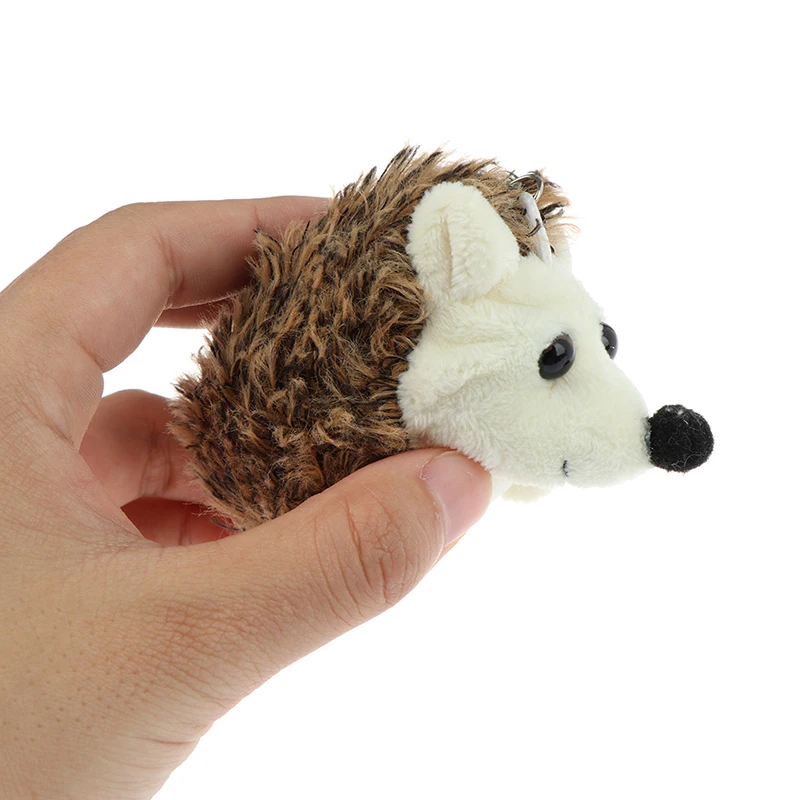 1 шт. плюшевый брелок для ключей ежик игрушка Маленькая подвеска мини мягкие