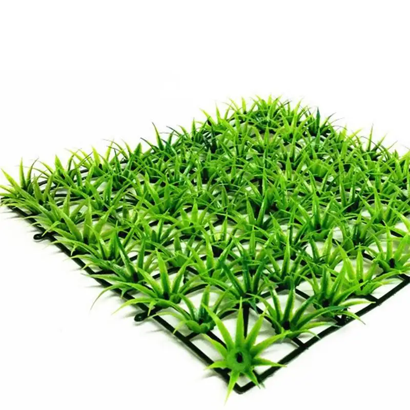 

Fish tank simulation lawn Eco-Friendly Aquarium Ornaments Artificial Water Plastic Green Grass Plant Lawn Aquatic Aquarium Decor