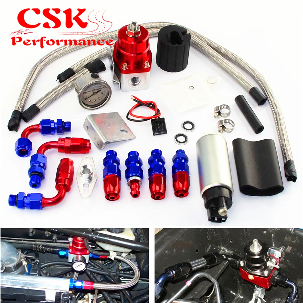 Регулируемый регулятор давления топлива + комплект топливного насоса 255 LPH